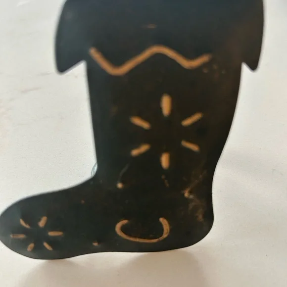 Festive Holiday Metal Napkin Rings Set of 10 - Picture 3 of 8